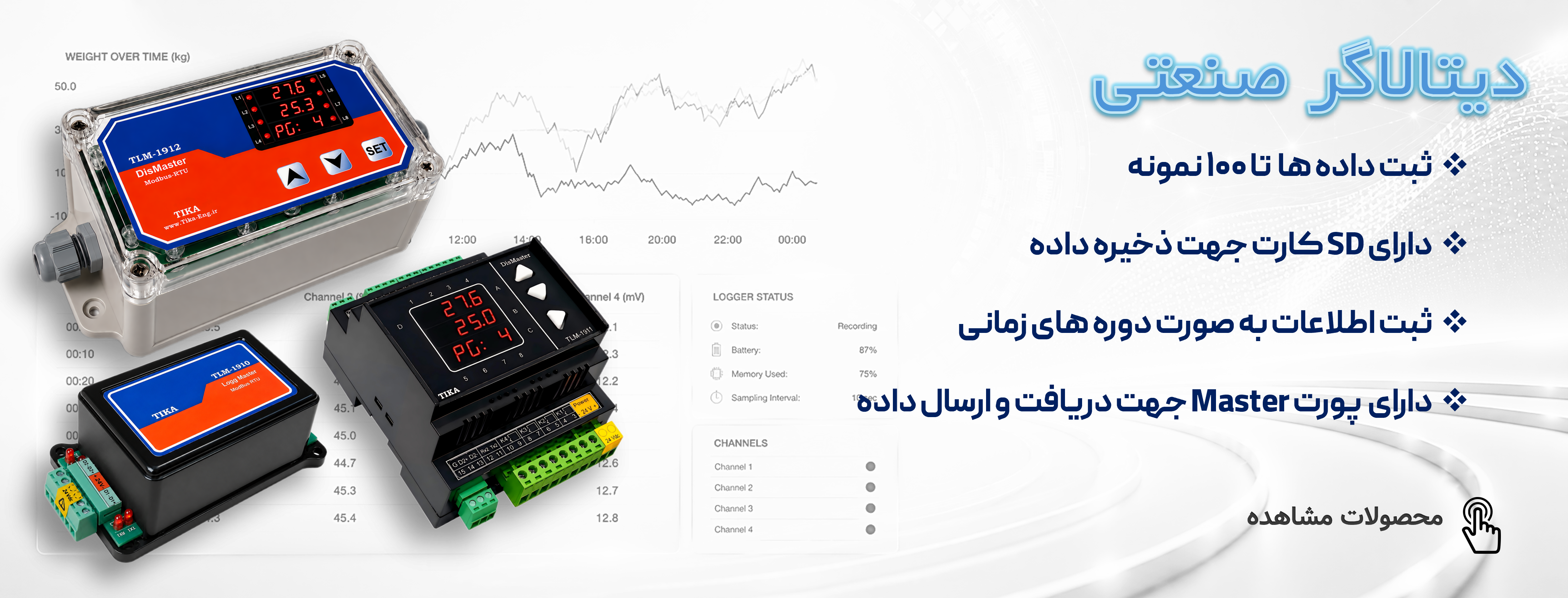 دیتالاگر صنعتی