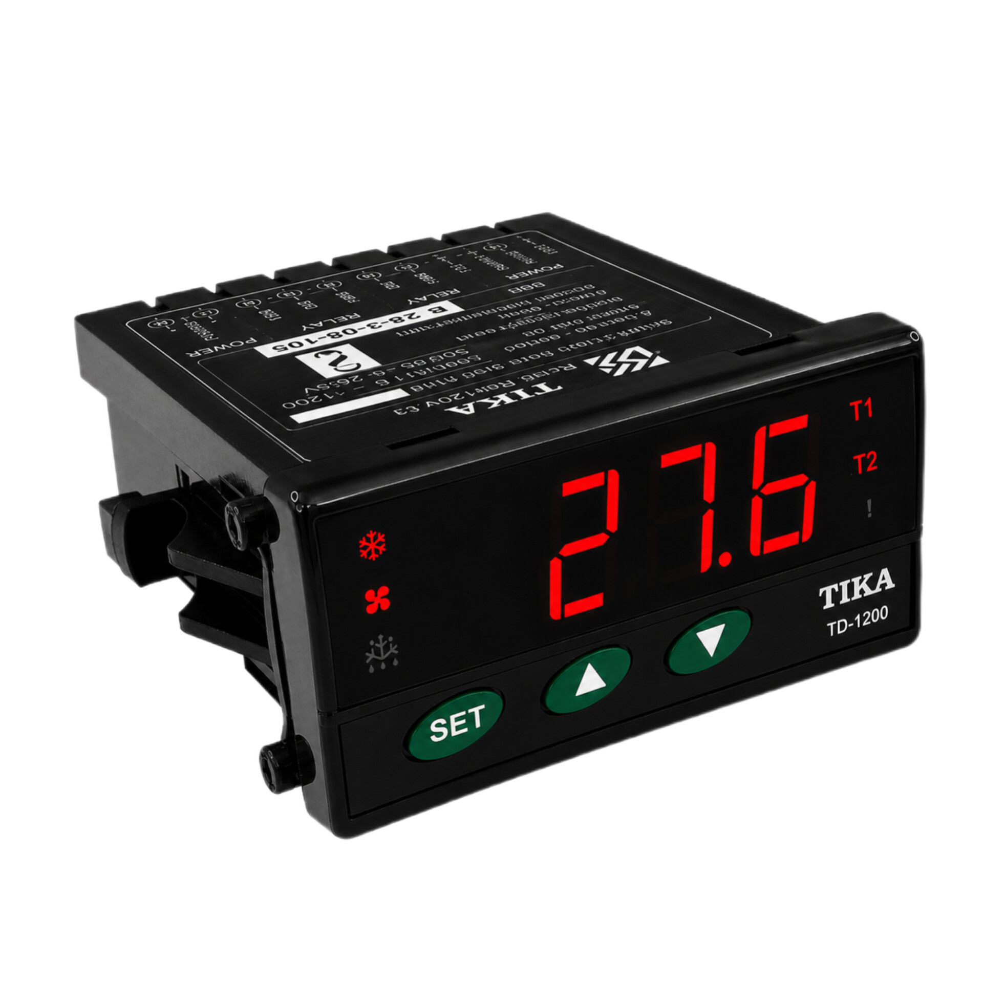 نمایشگر و کنترلر دما سه رله(ویژه سردخانه ها و یخچال ها) TD-1200-C