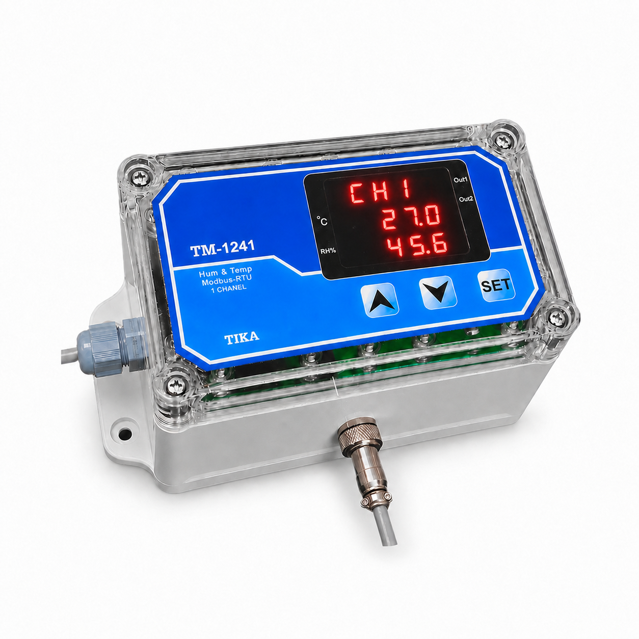 ترانسمیتر 1 کاناله رطوبت و دما TM-1241