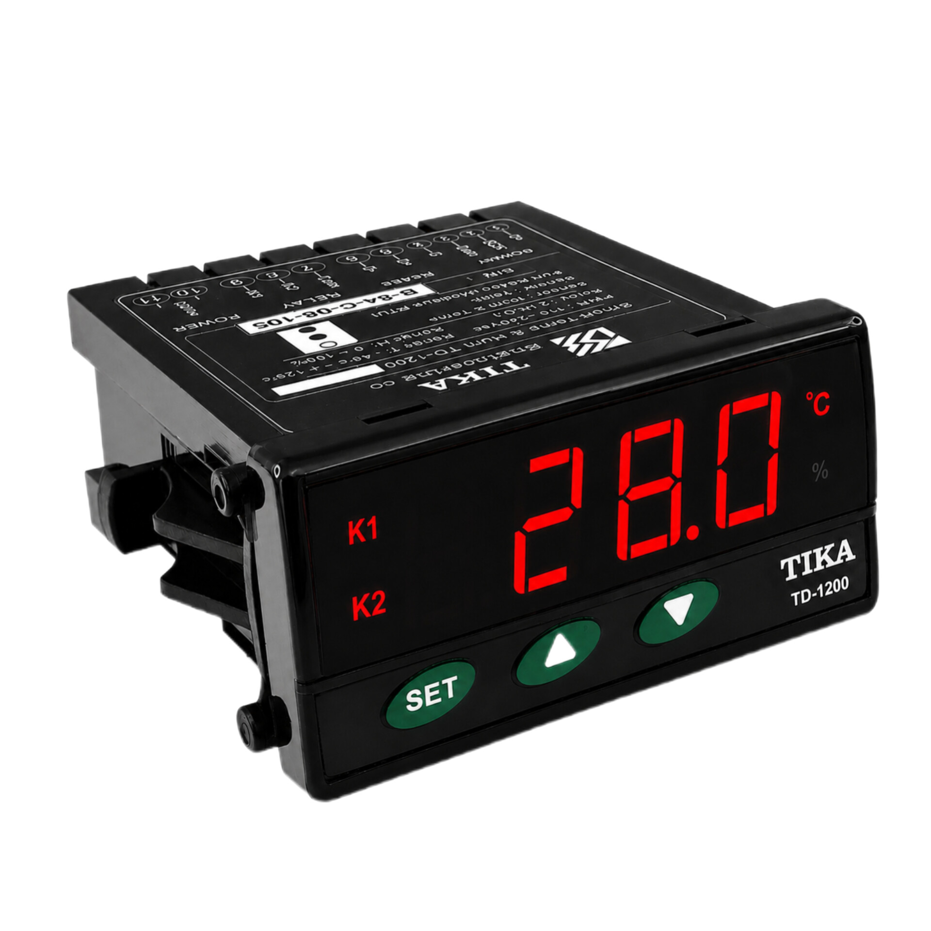 نمایشگر و کنترلر دما 2رله  TD-1200-T