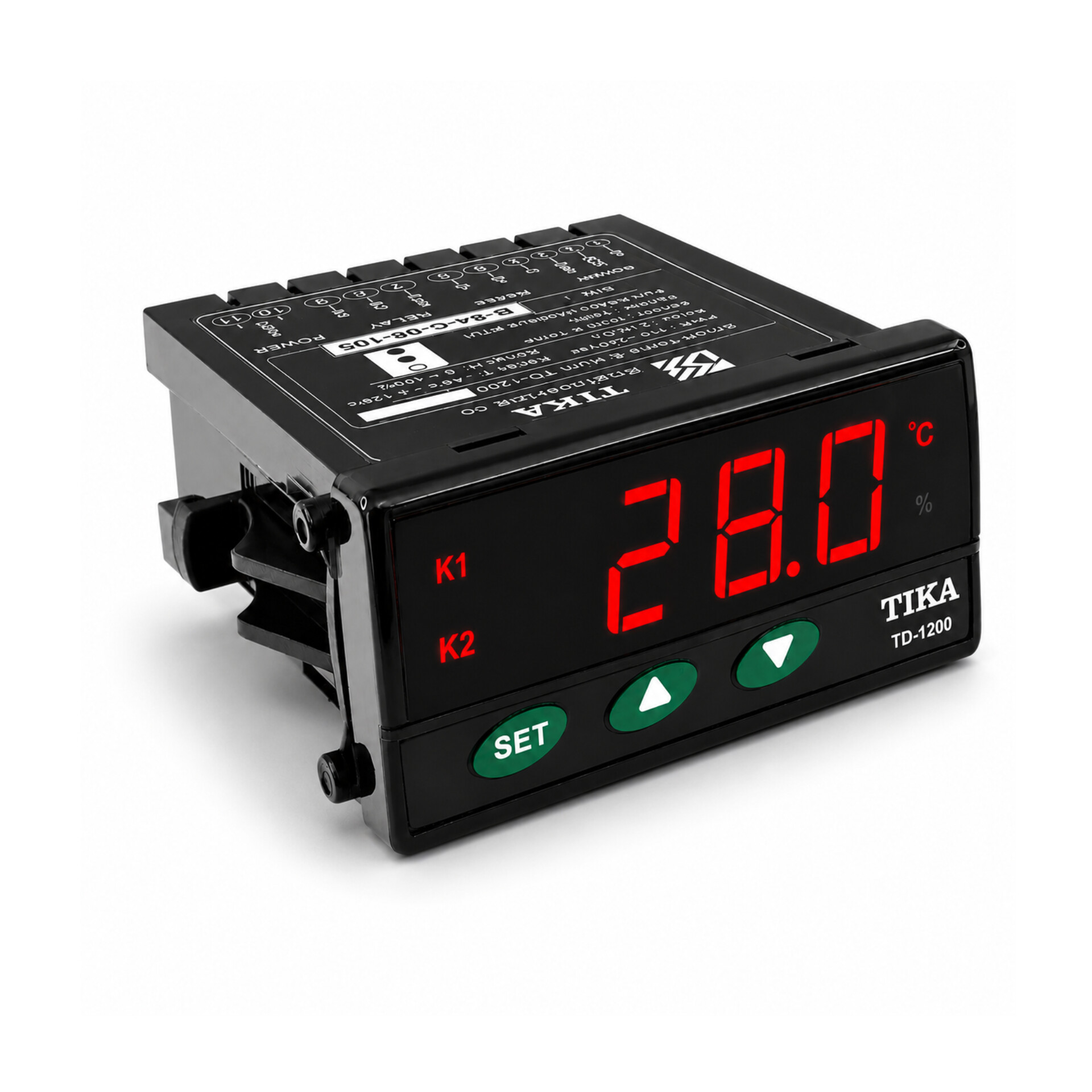 نمایشگر و کنترلر دما 2رله  TD-1200-T